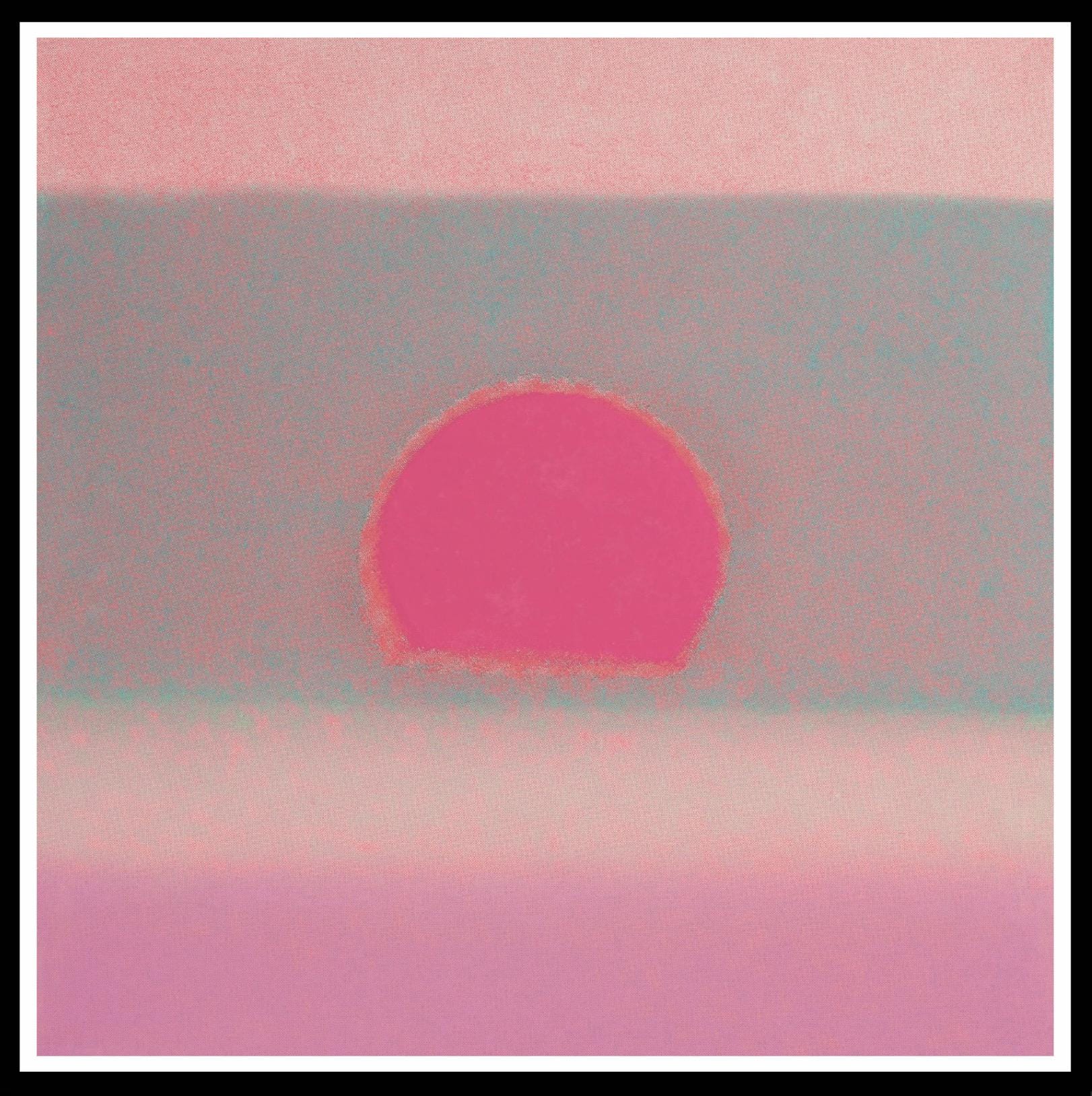 Full sized Andy Warhol "SUNSET"#28- Screenprint- Unsigned. Pop Art- Top Quality- Ships Flat- Great Colors & Best Price.